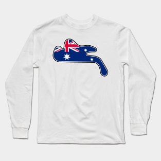 Philip Island Grand Prix Circuit [flag] Long Sleeve T-Shirt